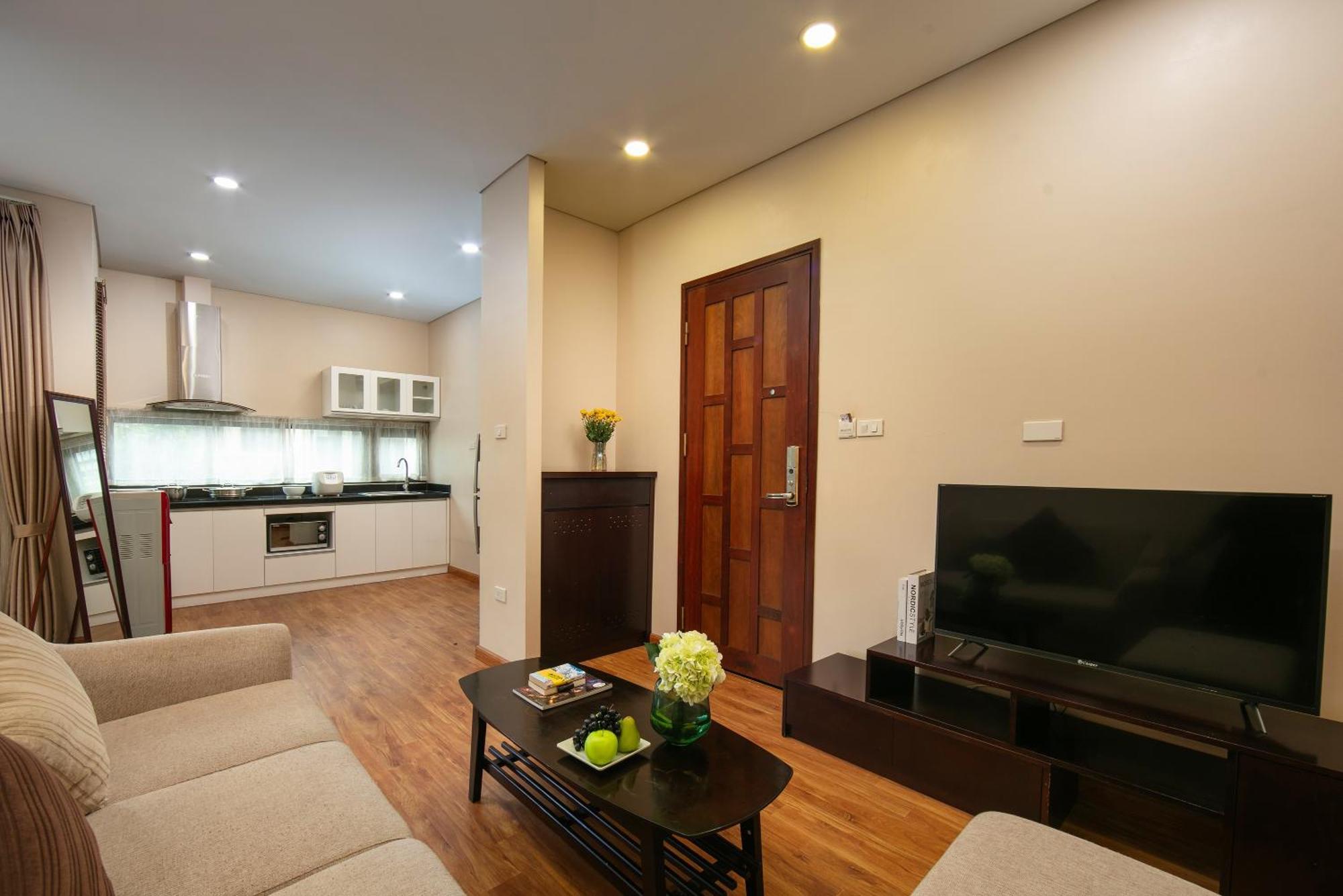 Hb Serviced Apartment - 12 Tran Quy Kien Hanoi Exterior photo